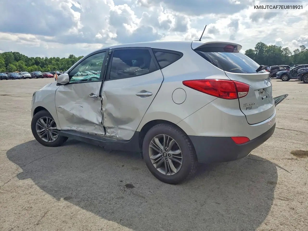 2014 Hyundai Tucson Gls VIN: KM8JTCAF7EU818921 Lot: 59913796
