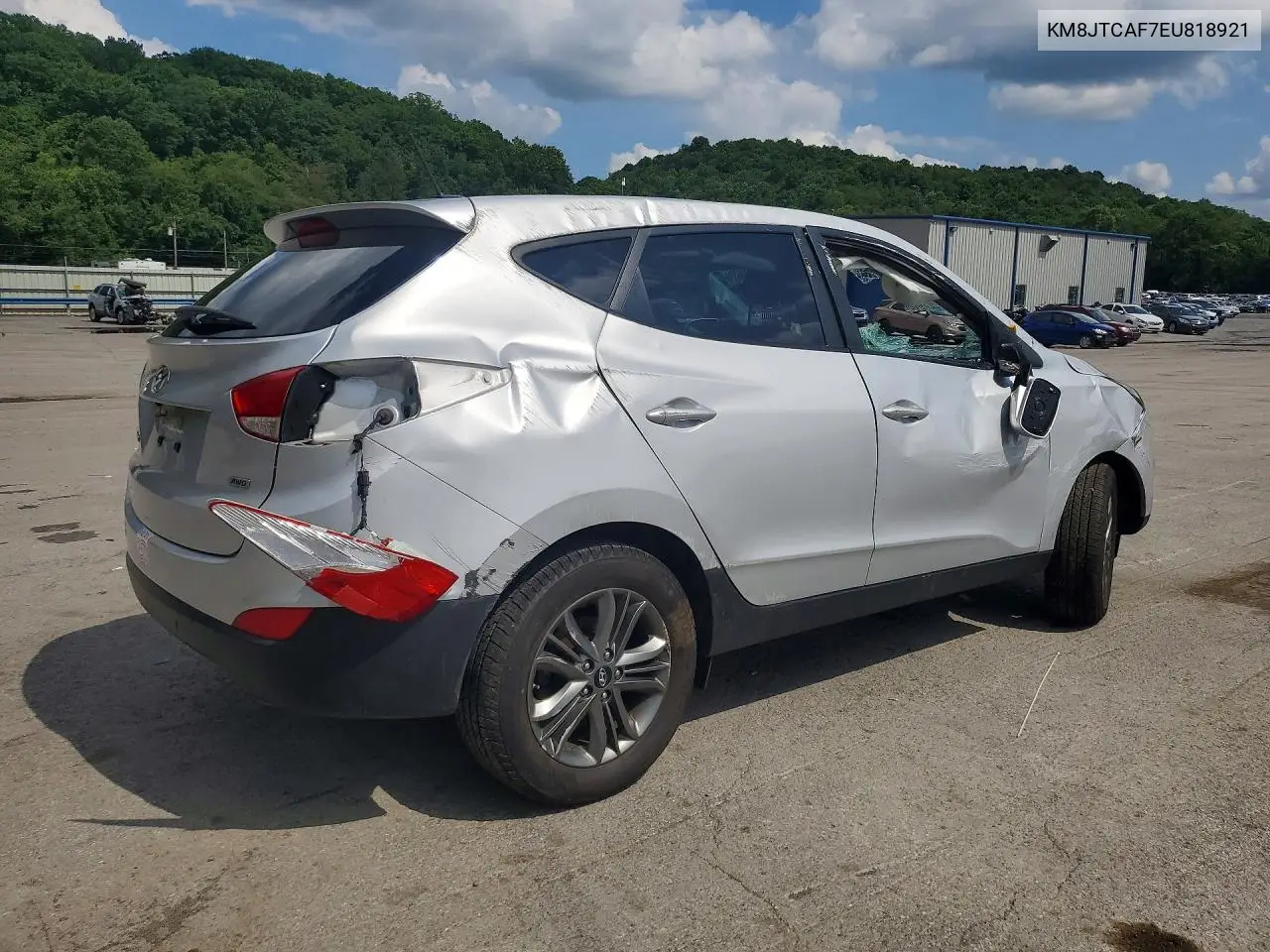 2014 Hyundai Tucson Gls VIN: KM8JTCAF7EU818921 Lot: 59913796
