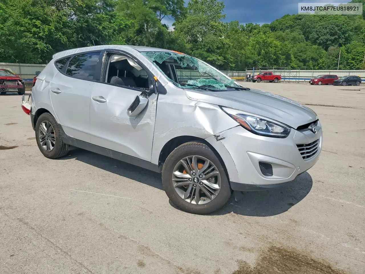 2014 Hyundai Tucson Gls VIN: KM8JTCAF7EU818921 Lot: 59913796