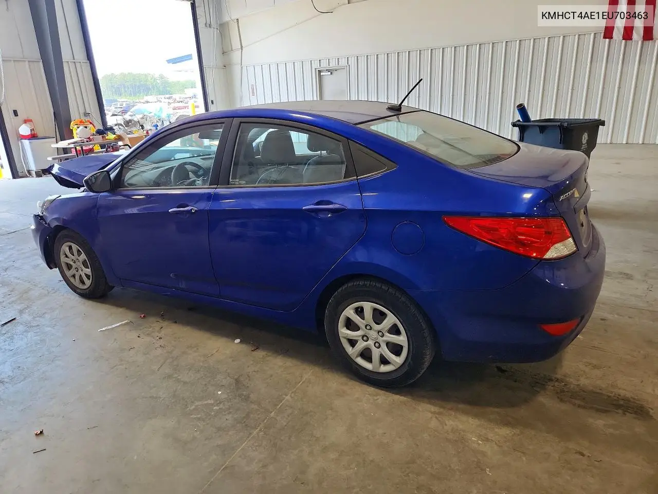 2014 Hyundai Accent Gls VIN: KMHCT4AE1EU703463 Lot: 60003666