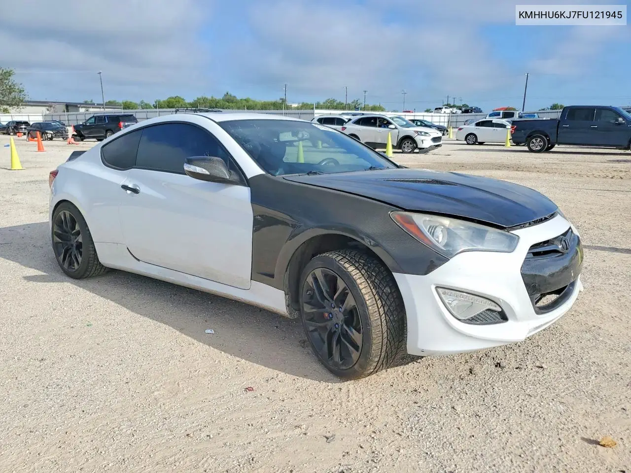 2015 Hyundai Genesis Coupe 3.8 Ultimate VIN: KMHHU6KJ7FU121945 Lot: 51922766