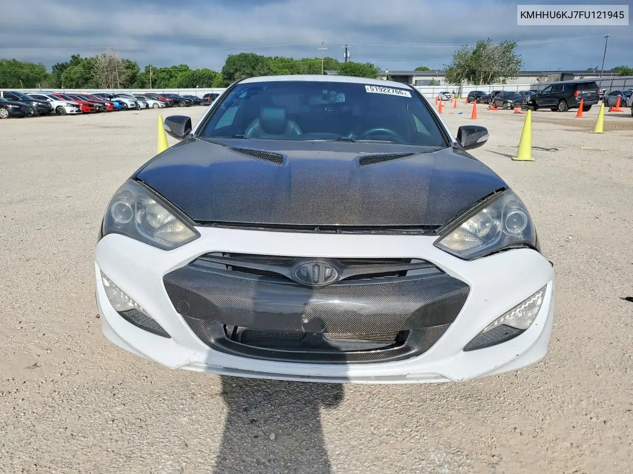 2015 Hyundai Genesis Coupe 3.8 Ultimate VIN: KMHHU6KJ7FU121945 Lot: 51922766