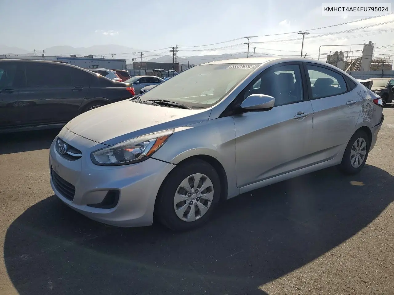 2015 Hyundai Accent Gls VIN: KMHCT4AE4FU795024 Lot: 53734976