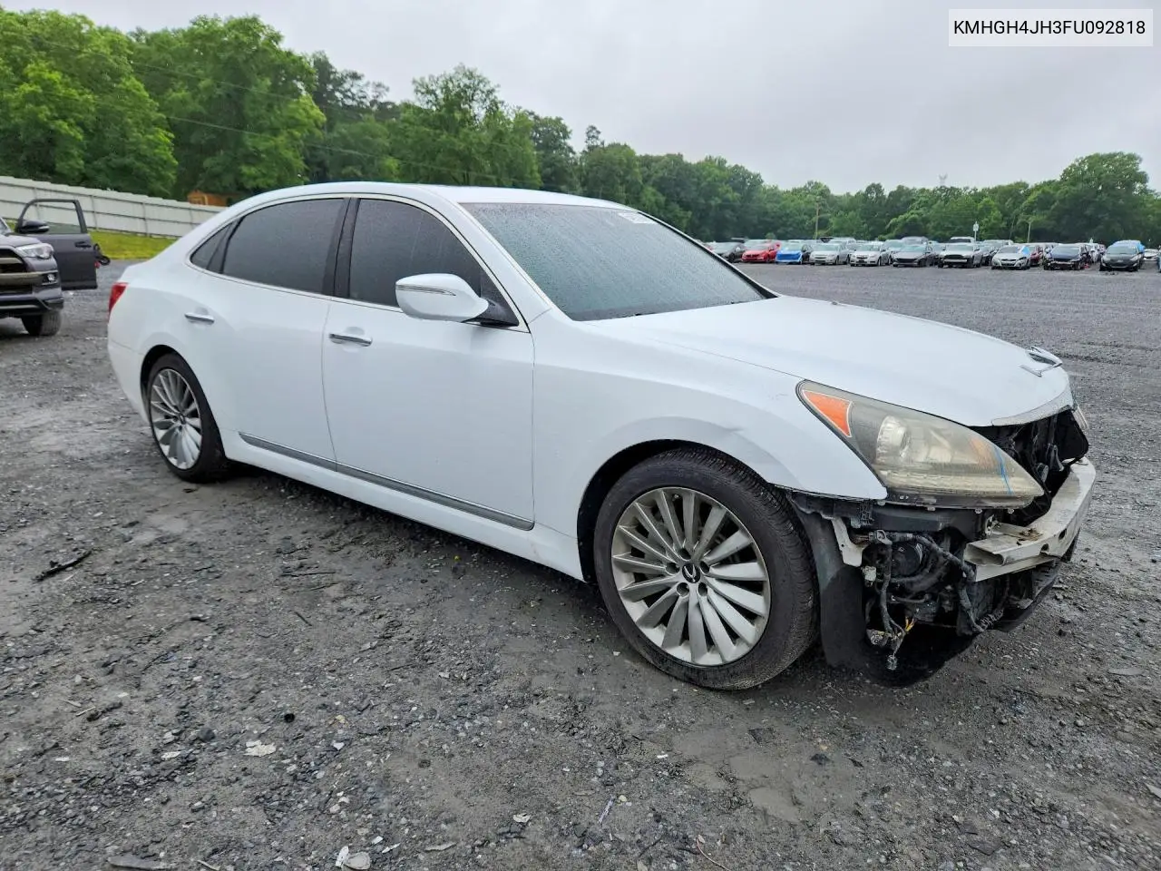 2015 Hyundai Equus Signature VIN: KMHGH4JH3FU092818 Lot: 54673866