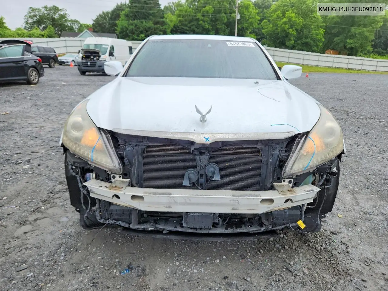 2015 Hyundai Equus Signature VIN: KMHGH4JH3FU092818 Lot: 54673866