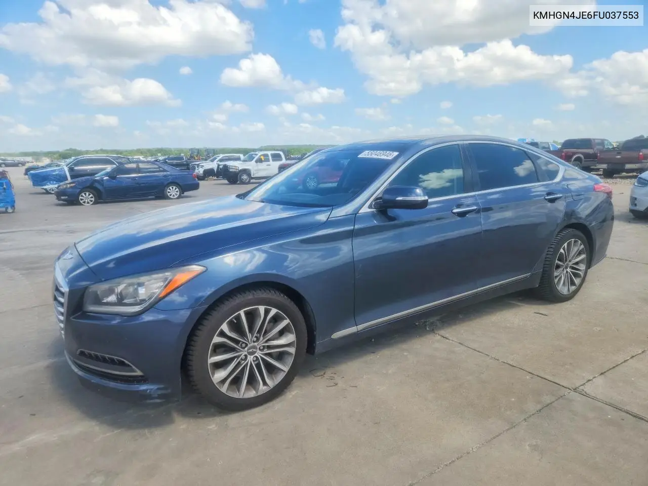 2015 Hyundai Genesis 3.8L VIN: KMHGN4JE6FU037553 Lot: 55046946
