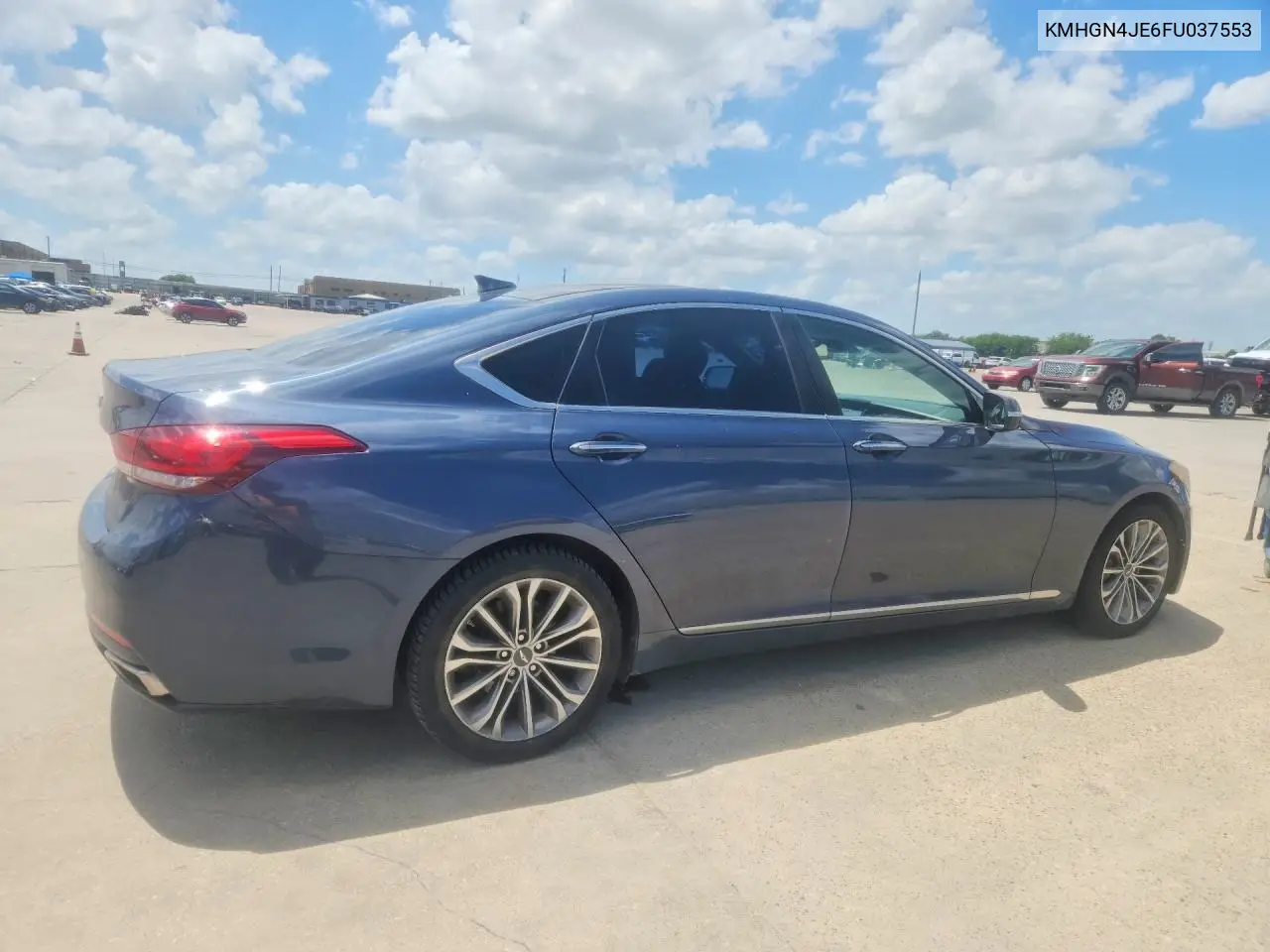 2015 Hyundai Genesis 3.8L VIN: KMHGN4JE6FU037553 Lot: 55046946
