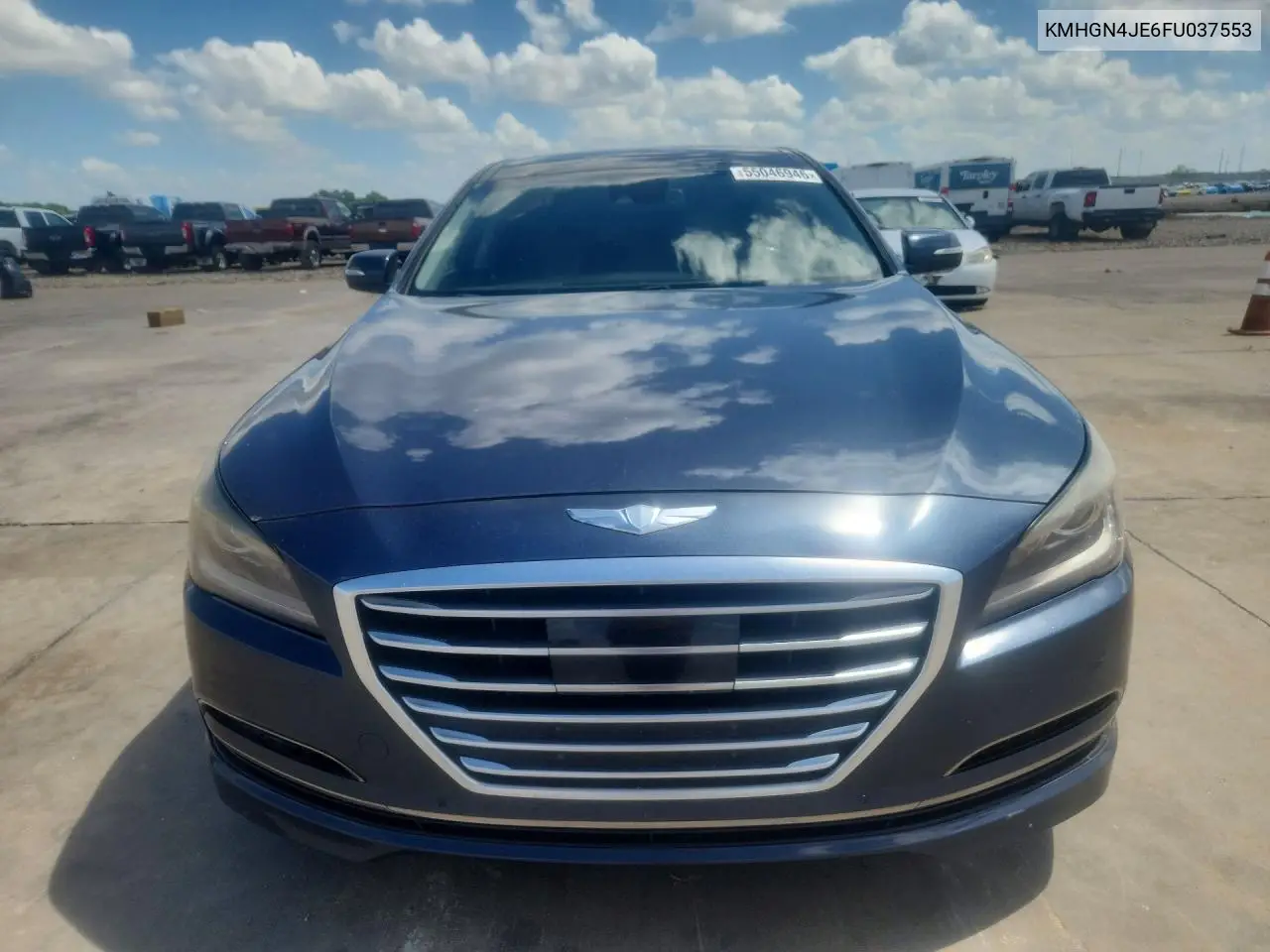 2015 Hyundai Genesis 3.8L VIN: KMHGN4JE6FU037553 Lot: 55046946