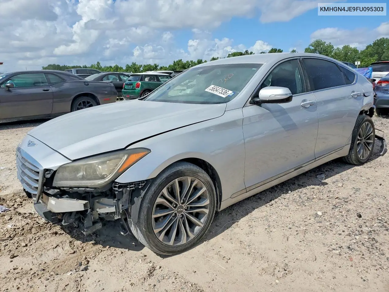 2015 Hyundai Genesis 3.8L VIN: KMHGN4JE9FU095303 Lot: 56547536