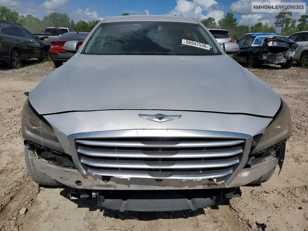 2015 Hyundai Genesis 3.8L VIN: KMHGN4JE9FU095303 Lot: 56547536