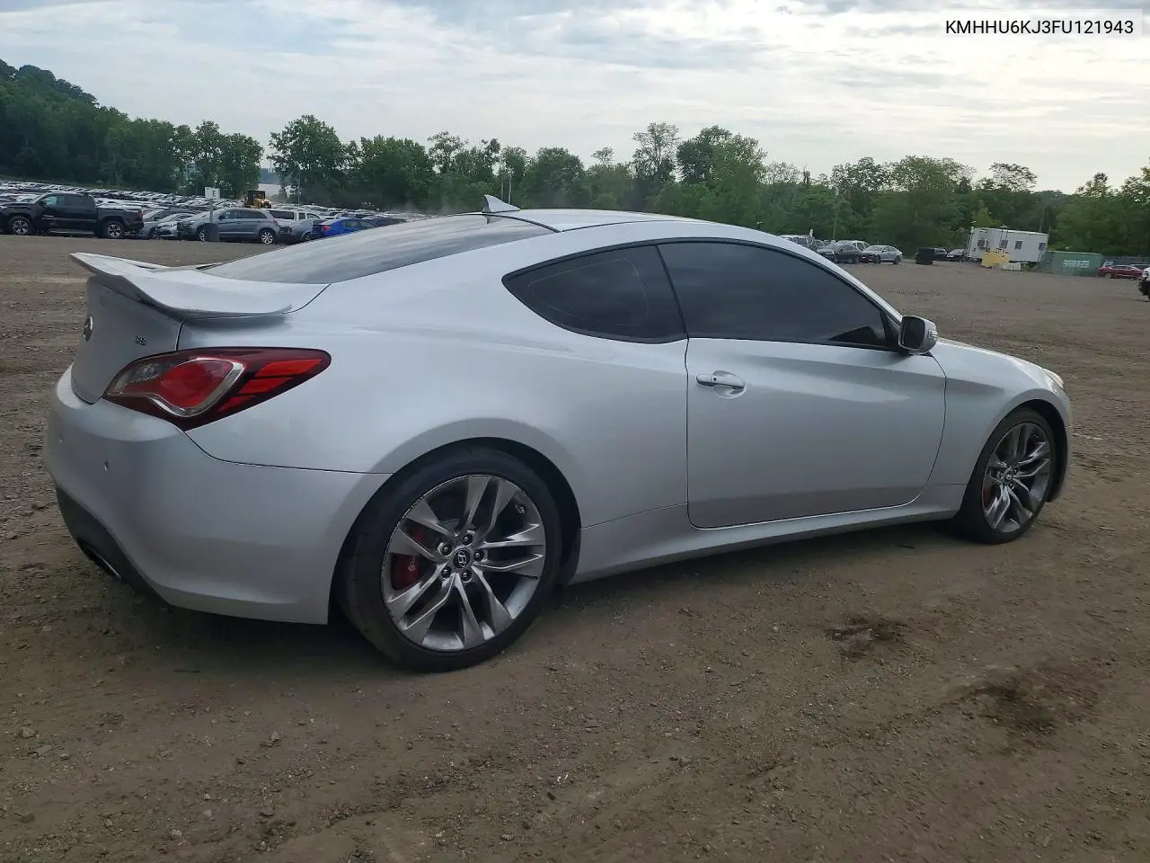 2015 Hyundai Genesis Coupe 3.8 Ultimate VIN: KMHHU6KJ3FU121943 Lot: 56568166