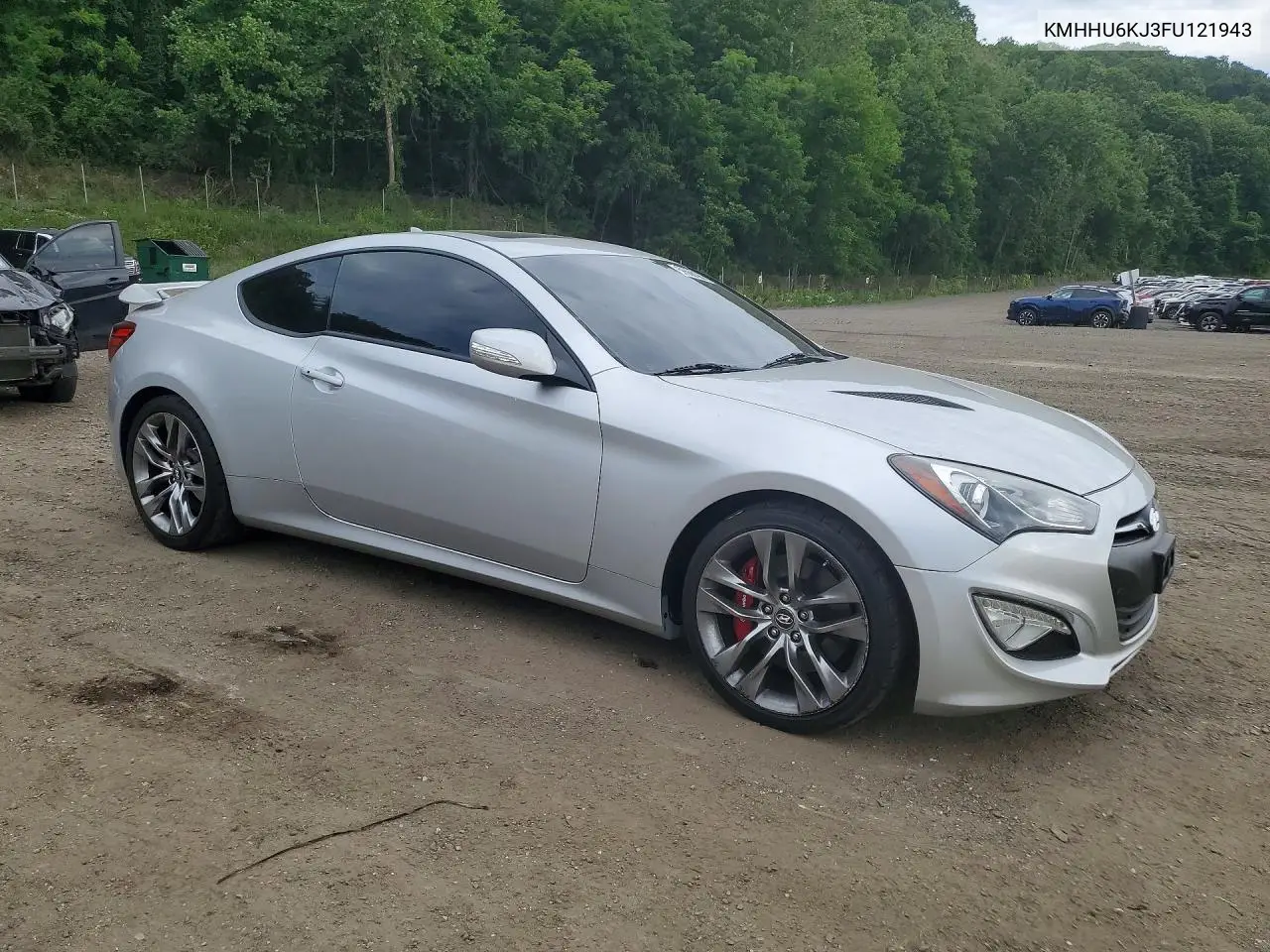 2015 Hyundai Genesis Coupe 3.8 Ultimate VIN: KMHHU6KJ3FU121943 Lot: 56568166