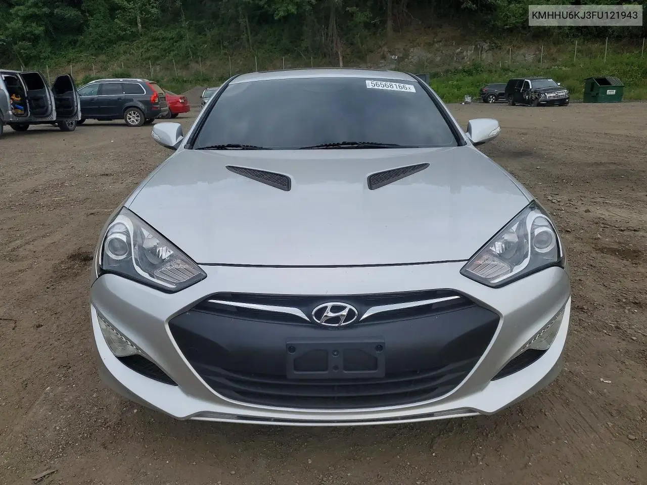2015 Hyundai Genesis Coupe 3.8 Ultimate VIN: KMHHU6KJ3FU121943 Lot: 56568166