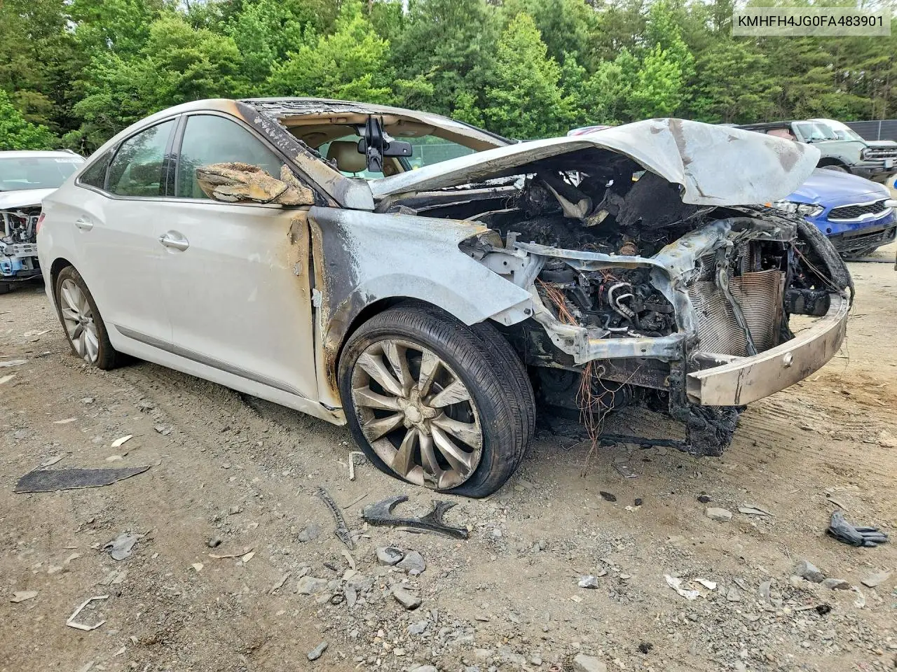 2015 Hyundai Azera Limited VIN: KMHFH4JG0FA483901 Lot: 56568366