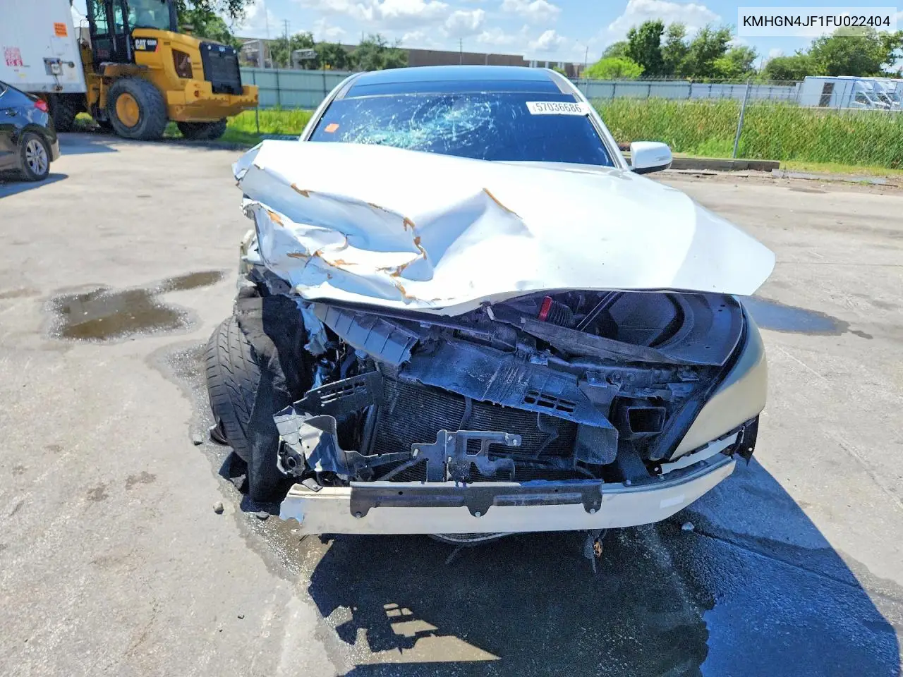 2015 Hyundai Genesis 5.0L VIN: KMHGN4JF1FU022404 Lot: 57036686