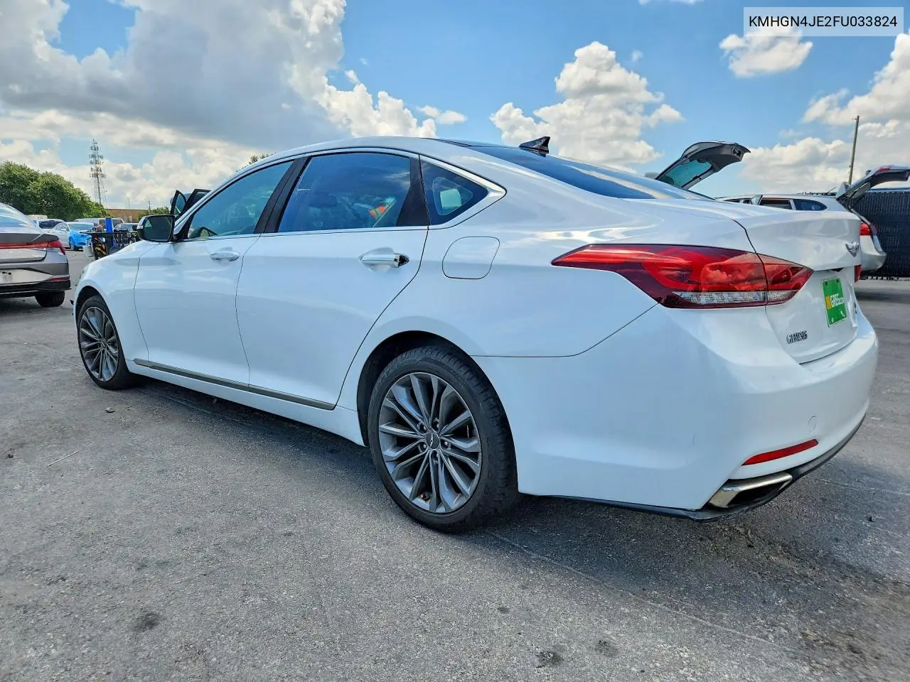 2015 Hyundai Genesis 3.8L VIN: KMHGN4JE2FU033824 Lot: 57261846