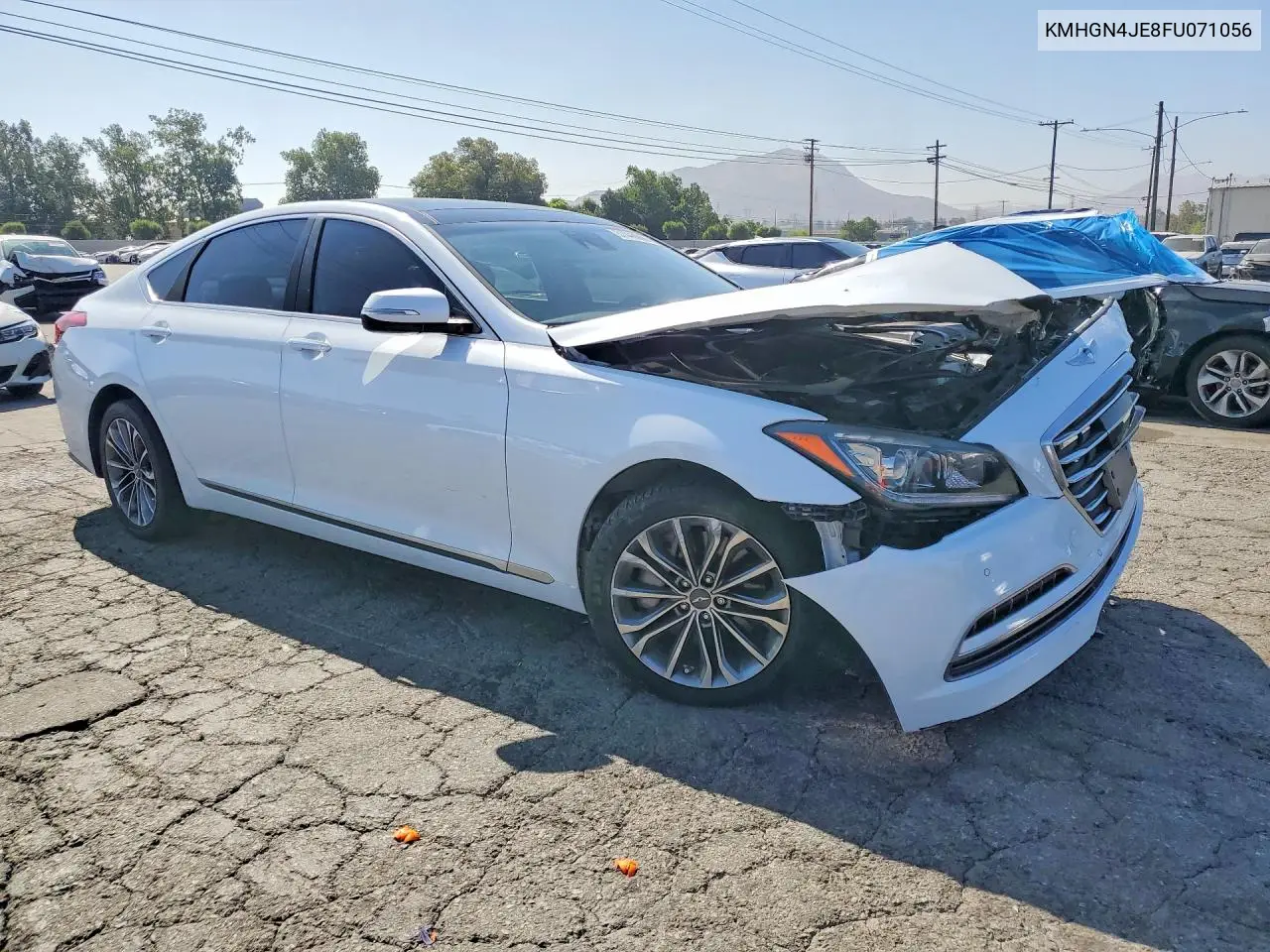 2015 Hyundai Genesis 3.8L VIN: KMHGN4JE8FU071056 Lot: 57440996