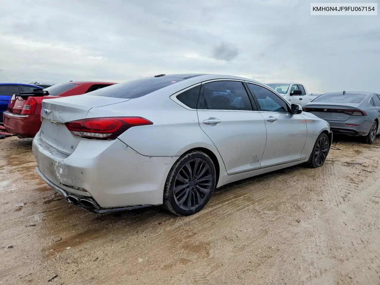2015 Hyundai Genesis 5.0L VIN: KMHGN4JF9FU067154 Lot: 57507046