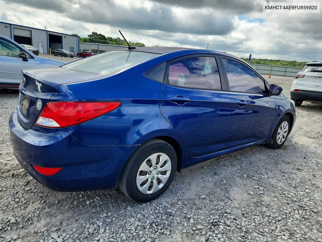 2015 Hyundai Accent Gls VIN: KMHCT4AE9FU859820 Lot: 57662616