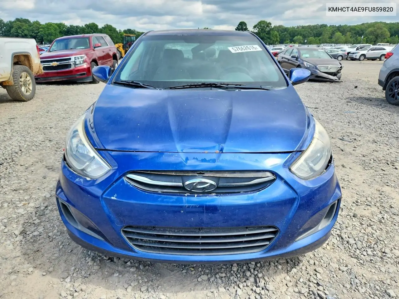 2015 Hyundai Accent Gls VIN: KMHCT4AE9FU859820 Lot: 57662616