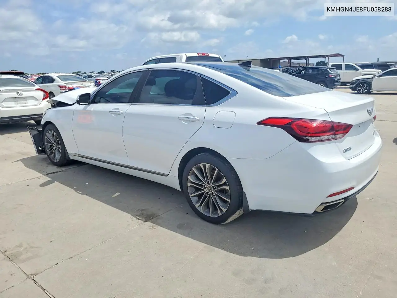 2015 Hyundai Genesis 3.8L VIN: KMHGN4JE8FU058288 Lot: 57900626