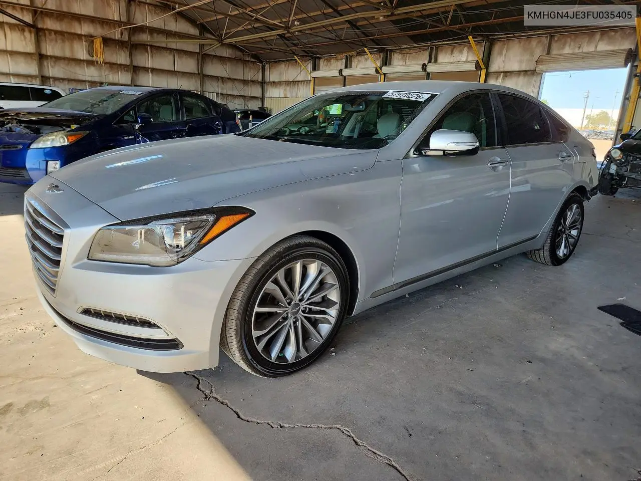 2015 Hyundai Genesis 3.8L VIN: KMHGN4JE3FU035405 Lot: 57970226