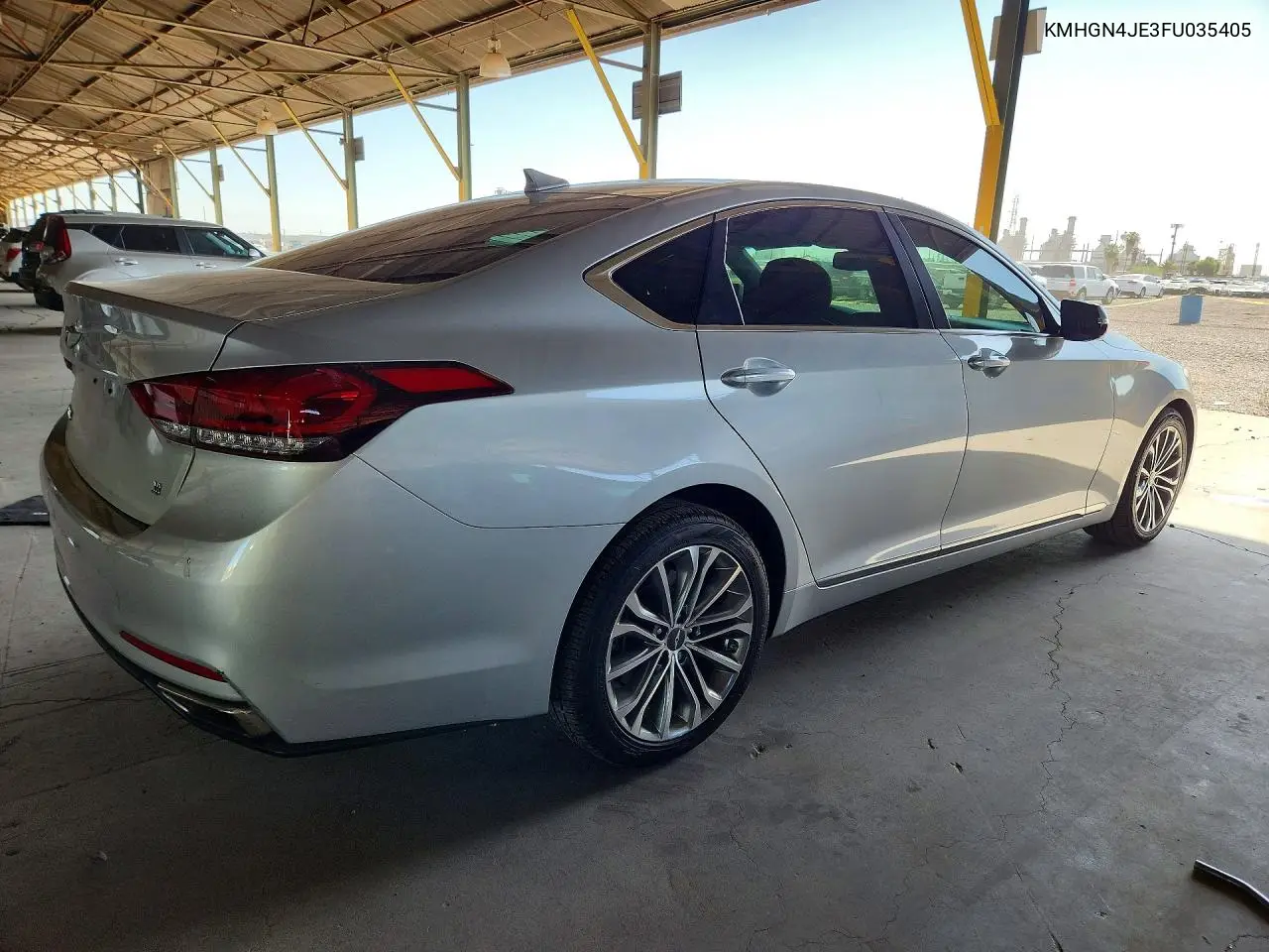 2015 Hyundai Genesis 3.8L VIN: KMHGN4JE3FU035405 Lot: 57970226