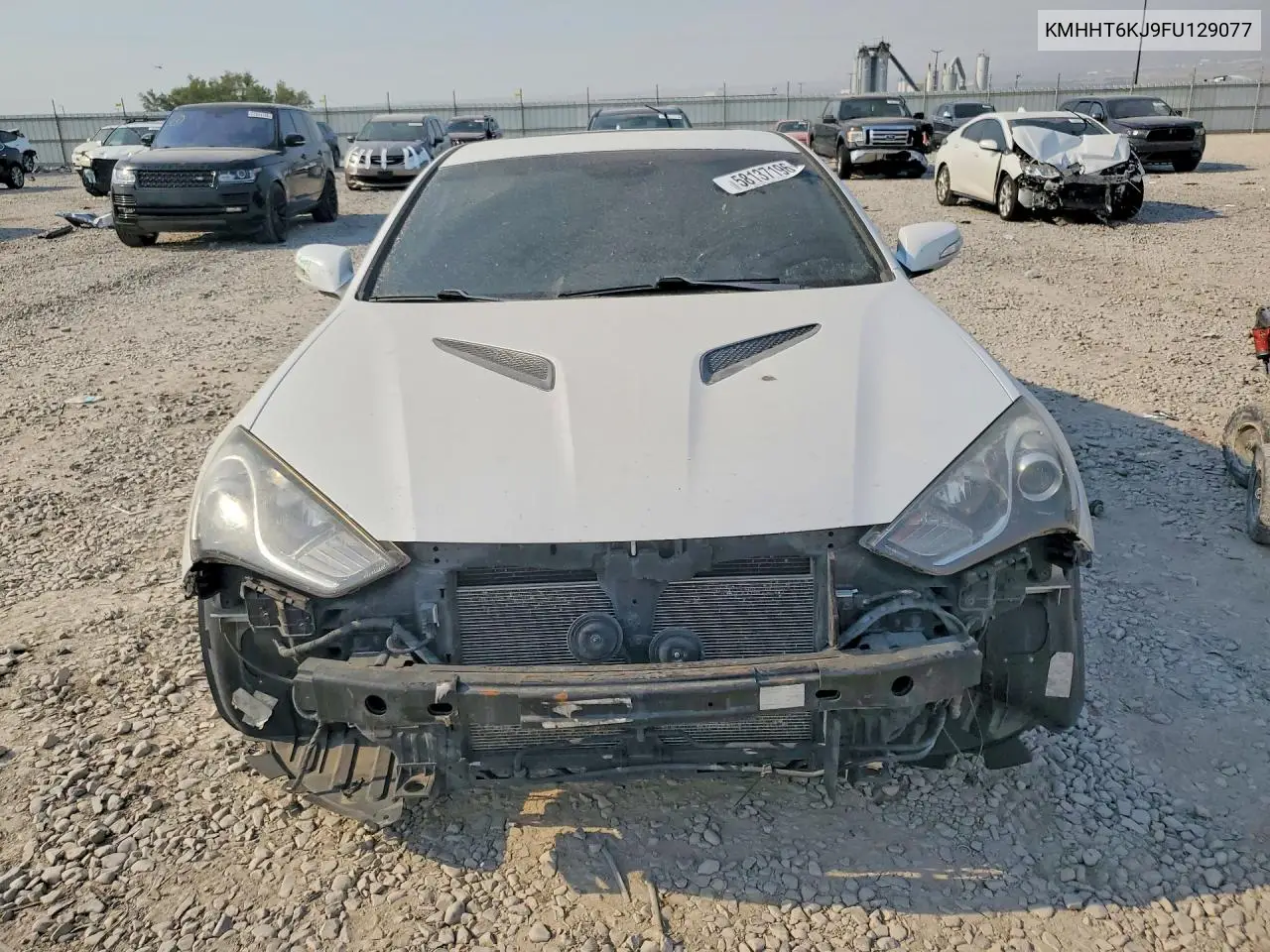 2015 Hyundai Genesis Coupe 3.8L VIN: KMHHT6KJ9FU129077 Lot: 58137196