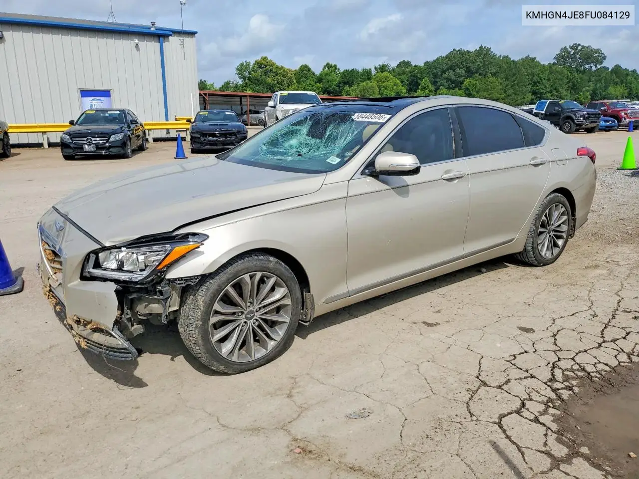 2015 Hyundai Genesis VIN: KMHGN4JE8FU084129 Lot: 58448506