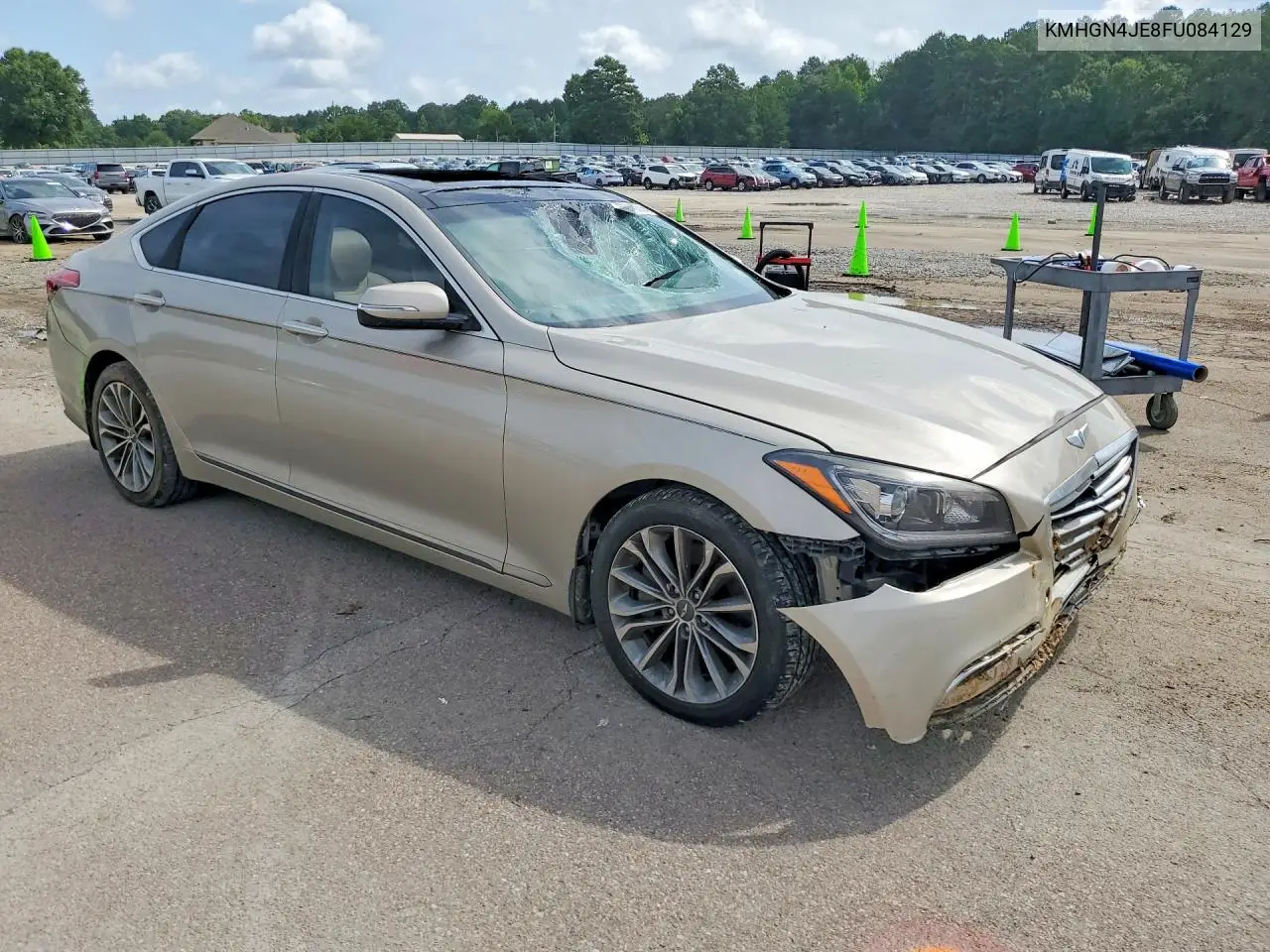 2015 Hyundai Genesis VIN: KMHGN4JE8FU084129 Lot: 58448506