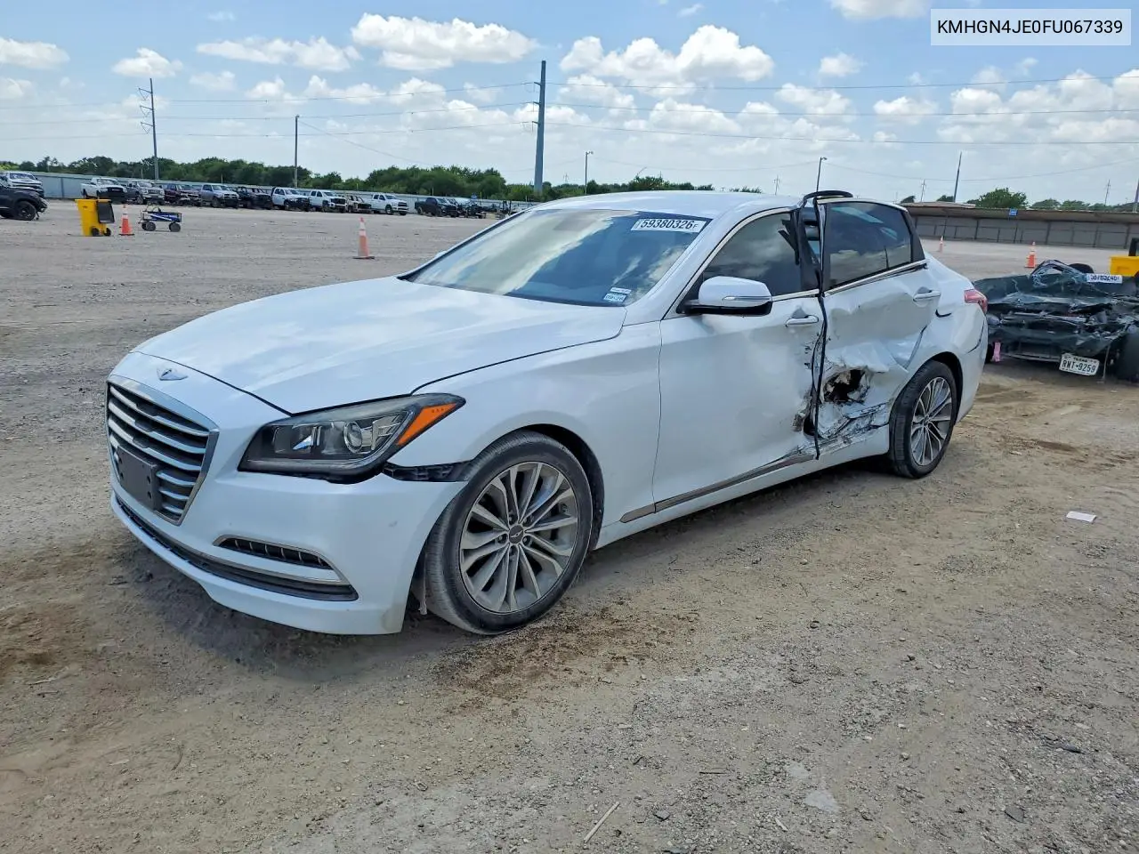 2015 Hyundai Genesis 3.8L VIN: KMHGN4JE0FU067339 Lot: 59380326