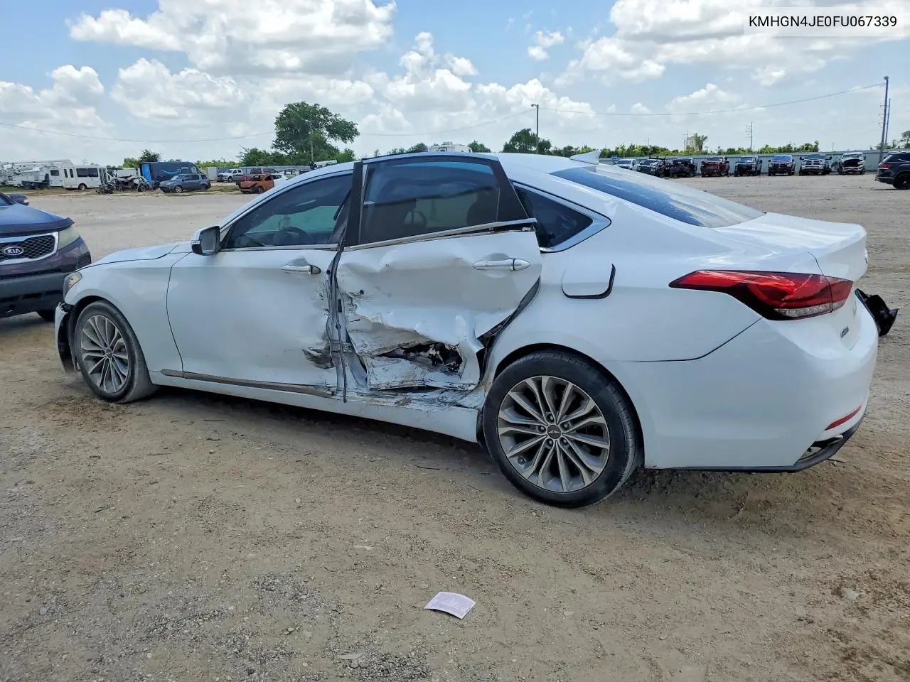 2015 Hyundai Genesis 3.8L VIN: KMHGN4JE0FU067339 Lot: 59380326