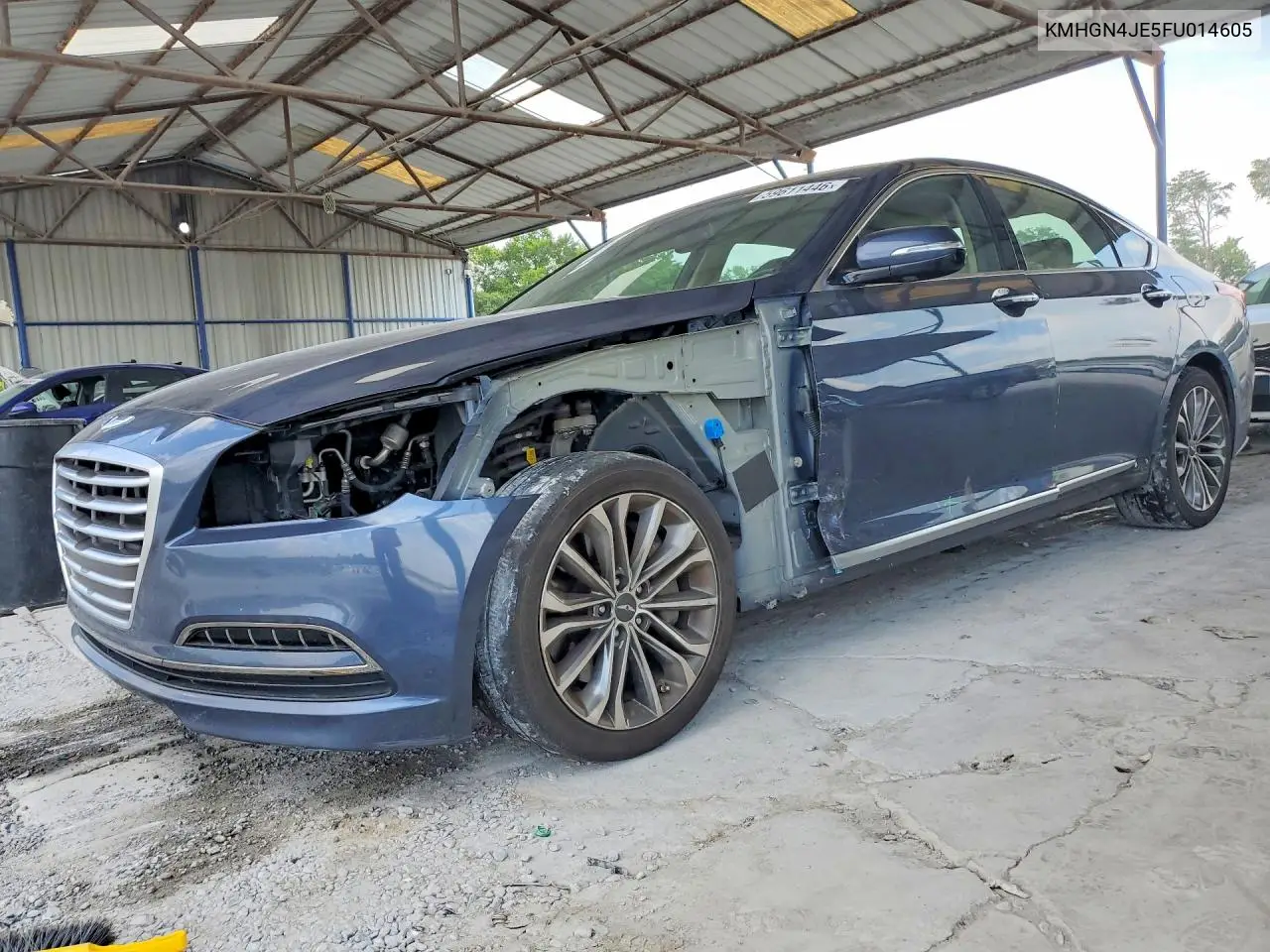 2015 Hyundai Genesis 3.8L VIN: KMHGN4JE5FU014605 Lot: 59611446