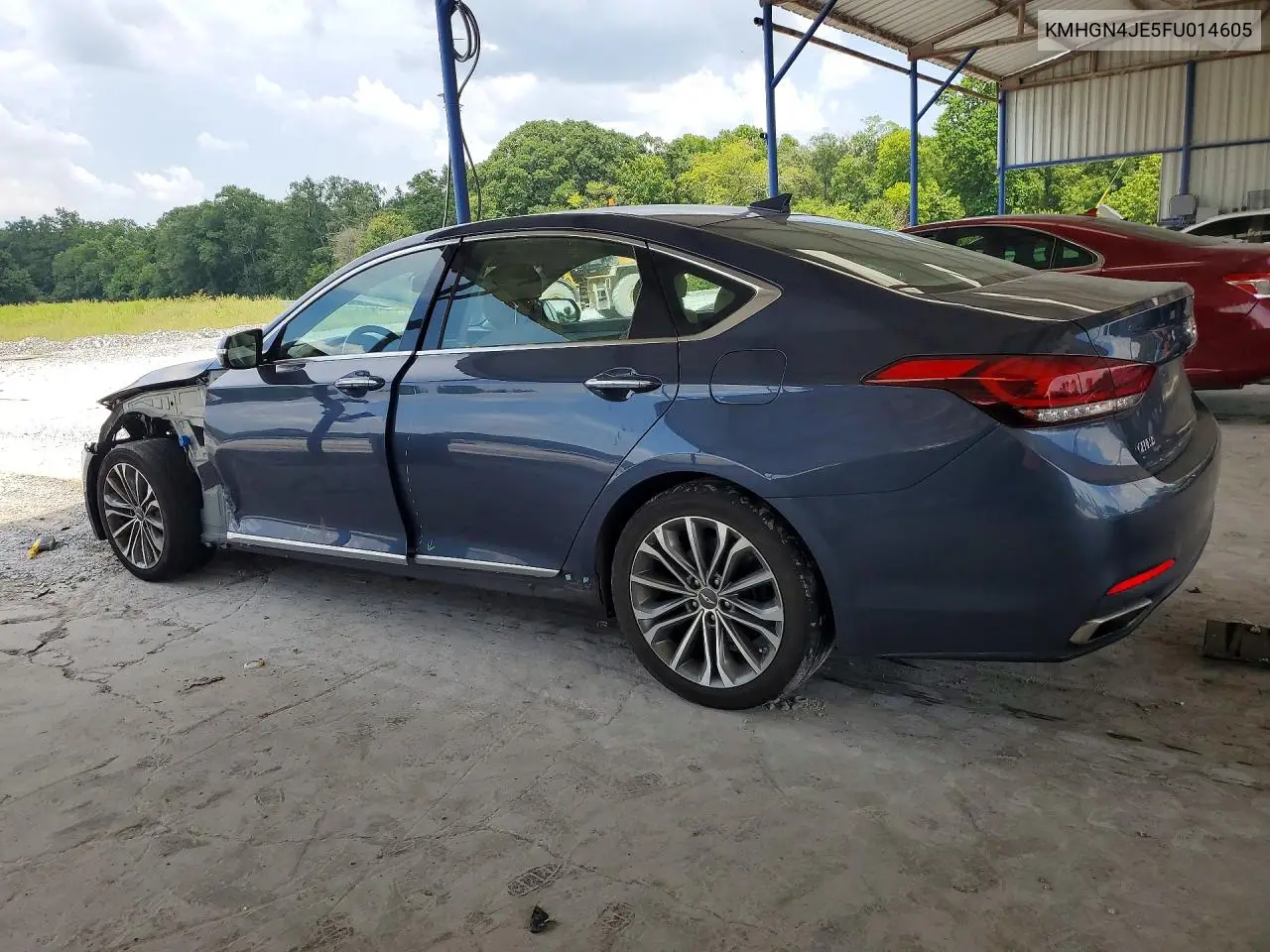 2015 Hyundai Genesis 3.8L VIN: KMHGN4JE5FU014605 Lot: 59611446