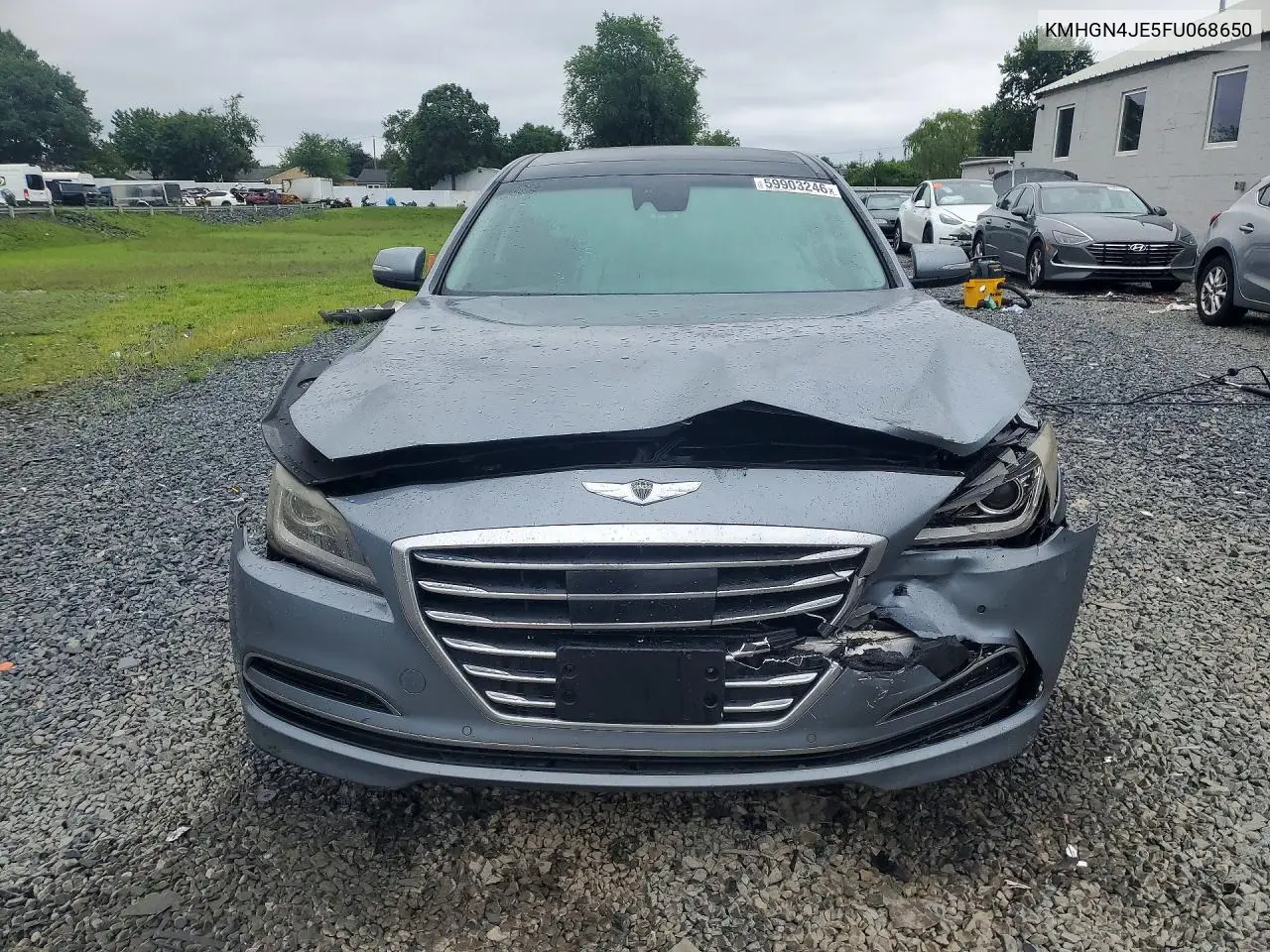 2015 Hyundai Genesis 3.8L VIN: KMHGN4JE5FU068650 Lot: 59903246