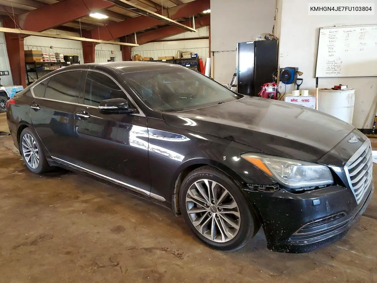 2015 Hyundai Genesis 3.8L VIN: KMHGN4JE7FU103804 Lot: 85632285