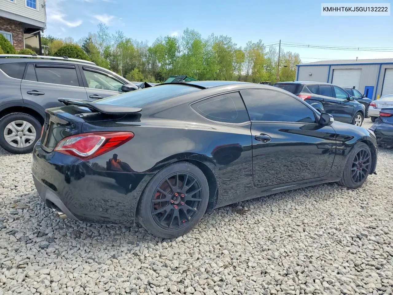 2016 Hyundai Genesis Coupe 3.8L VIN: KMHHT6KJ5GU132222 Lot: 53008846