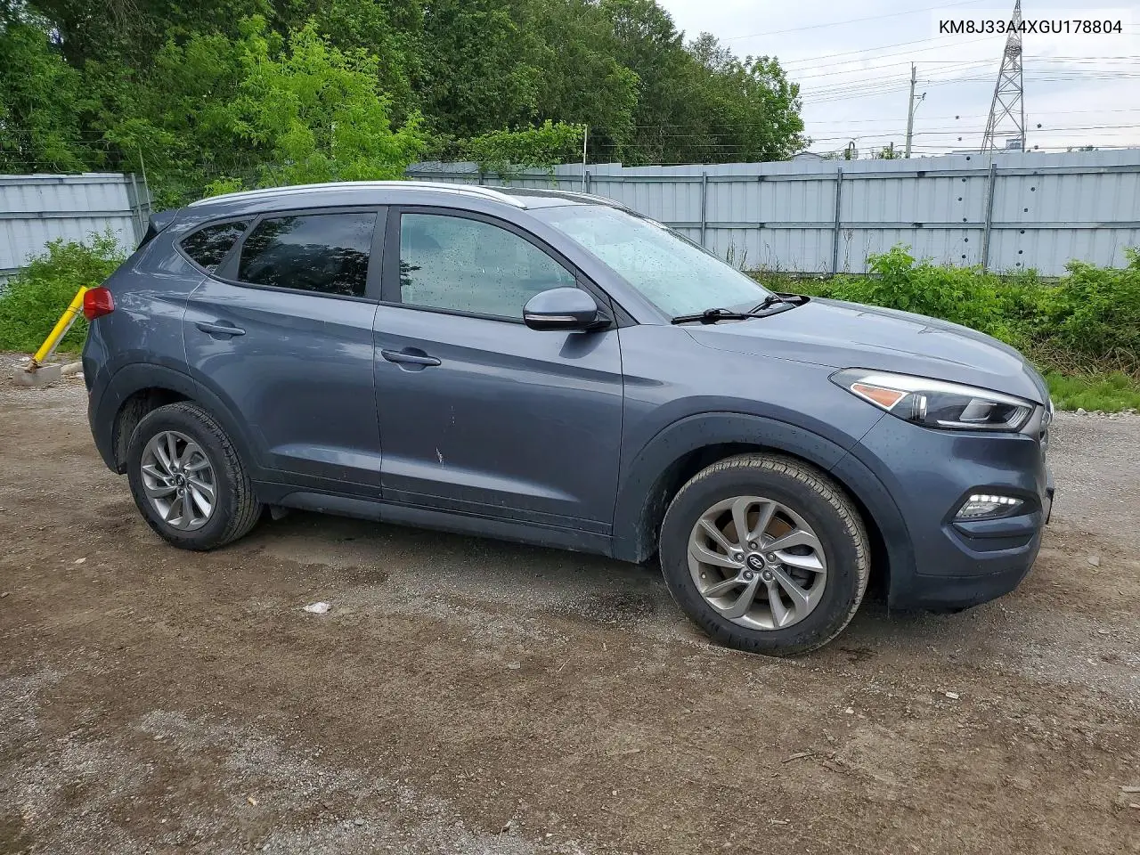 2016 Hyundai Tucson Se VIN: KM8J33A4XGU178804 Lot: 55892186
