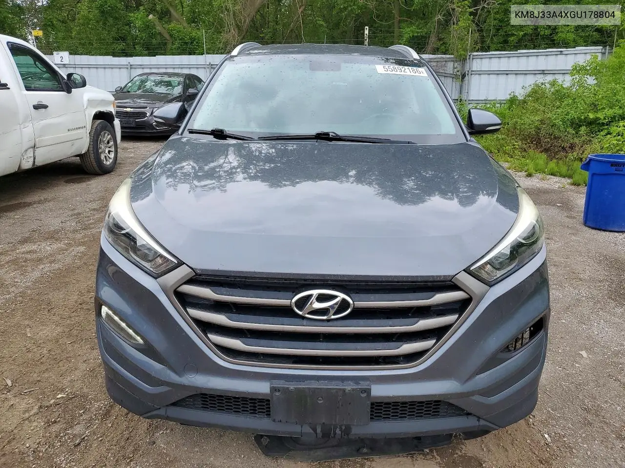 2016 Hyundai Tucson Se VIN: KM8J33A4XGU178804 Lot: 55892186