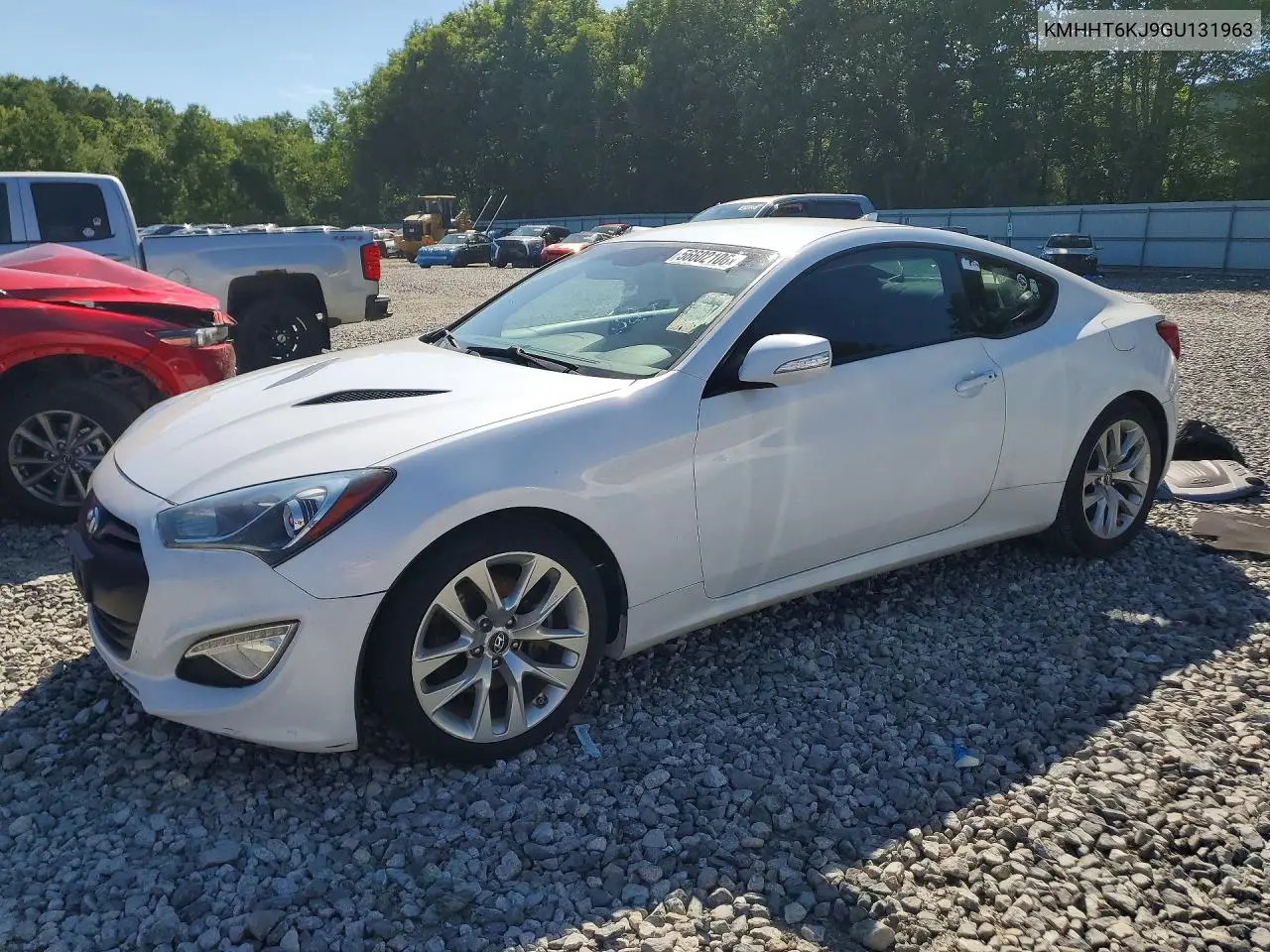 2016 Hyundai Genesis Coupe 3.8L VIN: KMHHT6KJ9GU131963 Lot: 56602106
