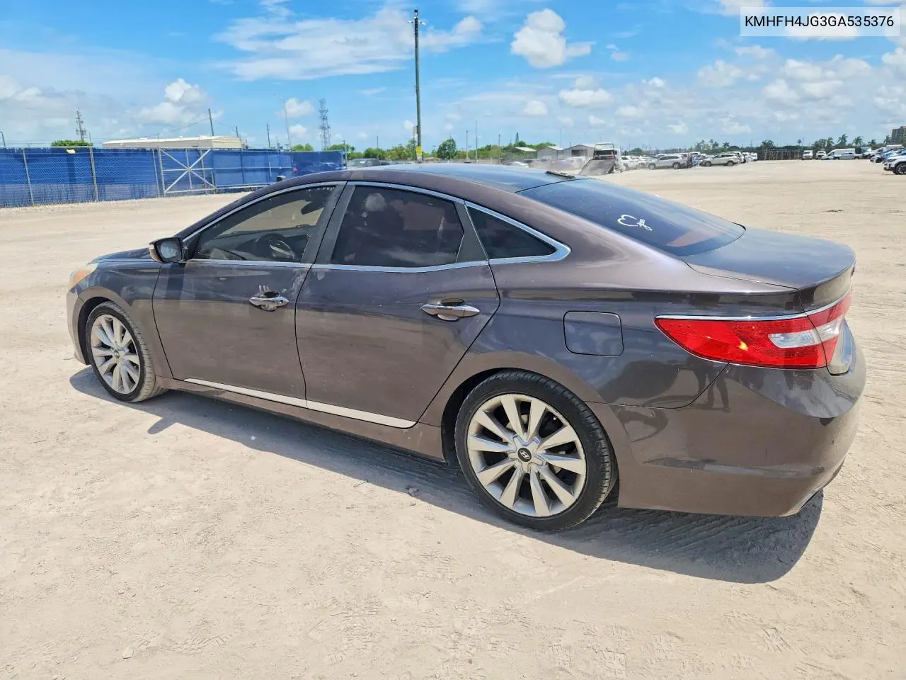 2016 Hyundai Azera Limited VIN: KMHFH4JG3GA535376 Lot: 56871056