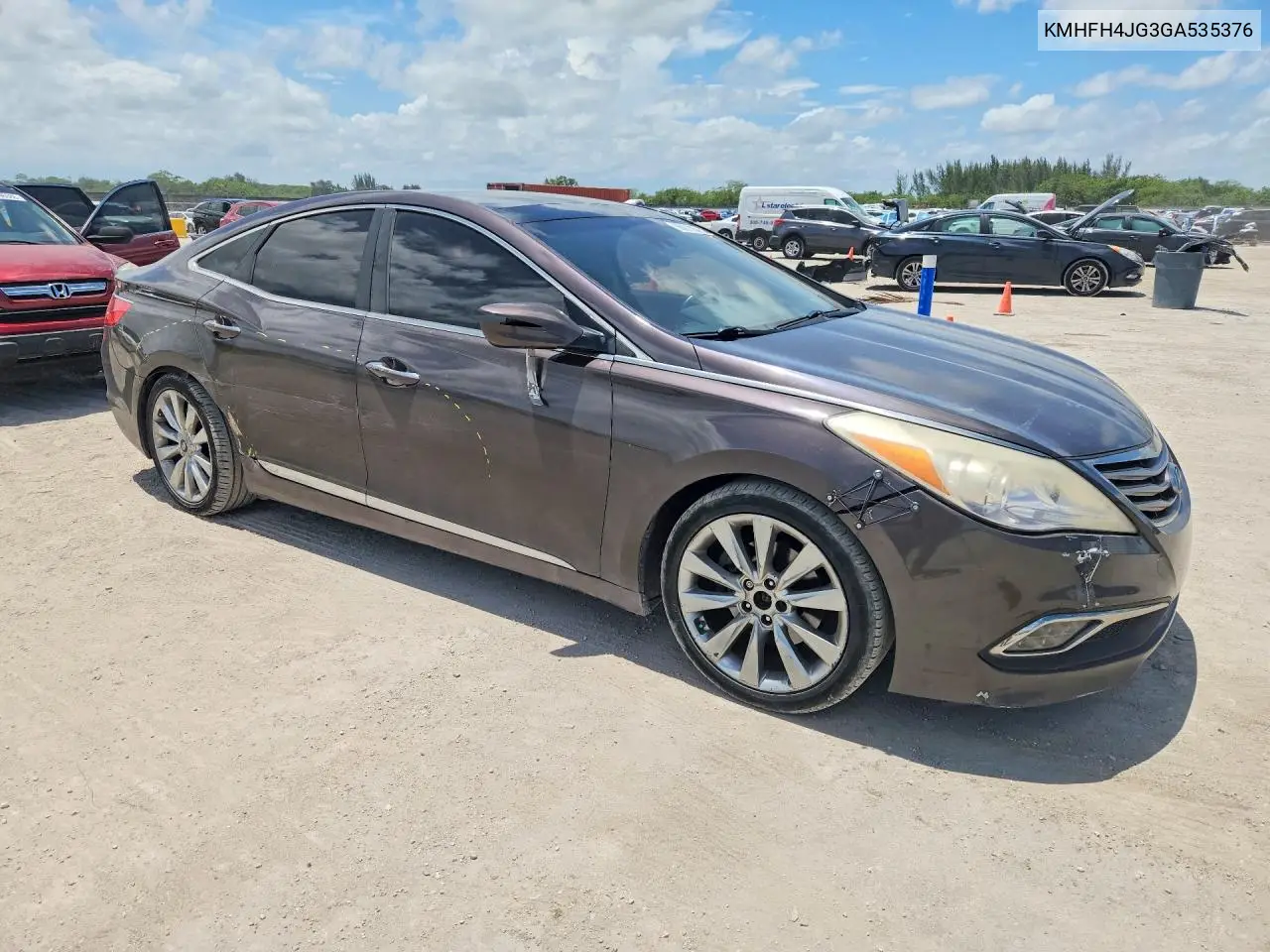 2016 Hyundai Azera Limited VIN: KMHFH4JG3GA535376 Lot: 56871056