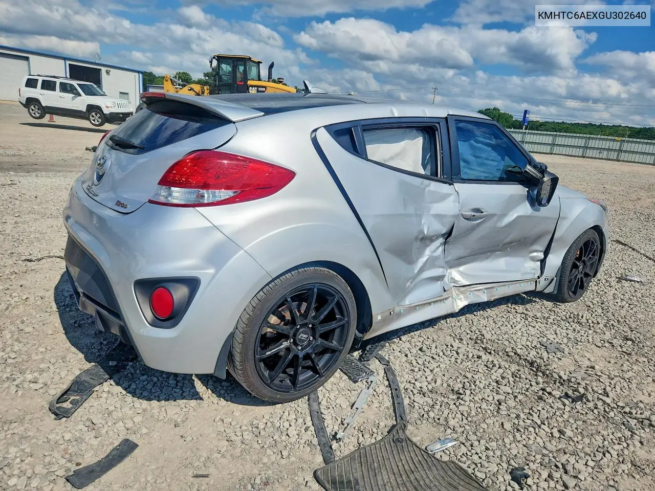 2016 Hyundai Veloster Turbo VIN: KMHTC6AEXGU302640 Lot: 57065966