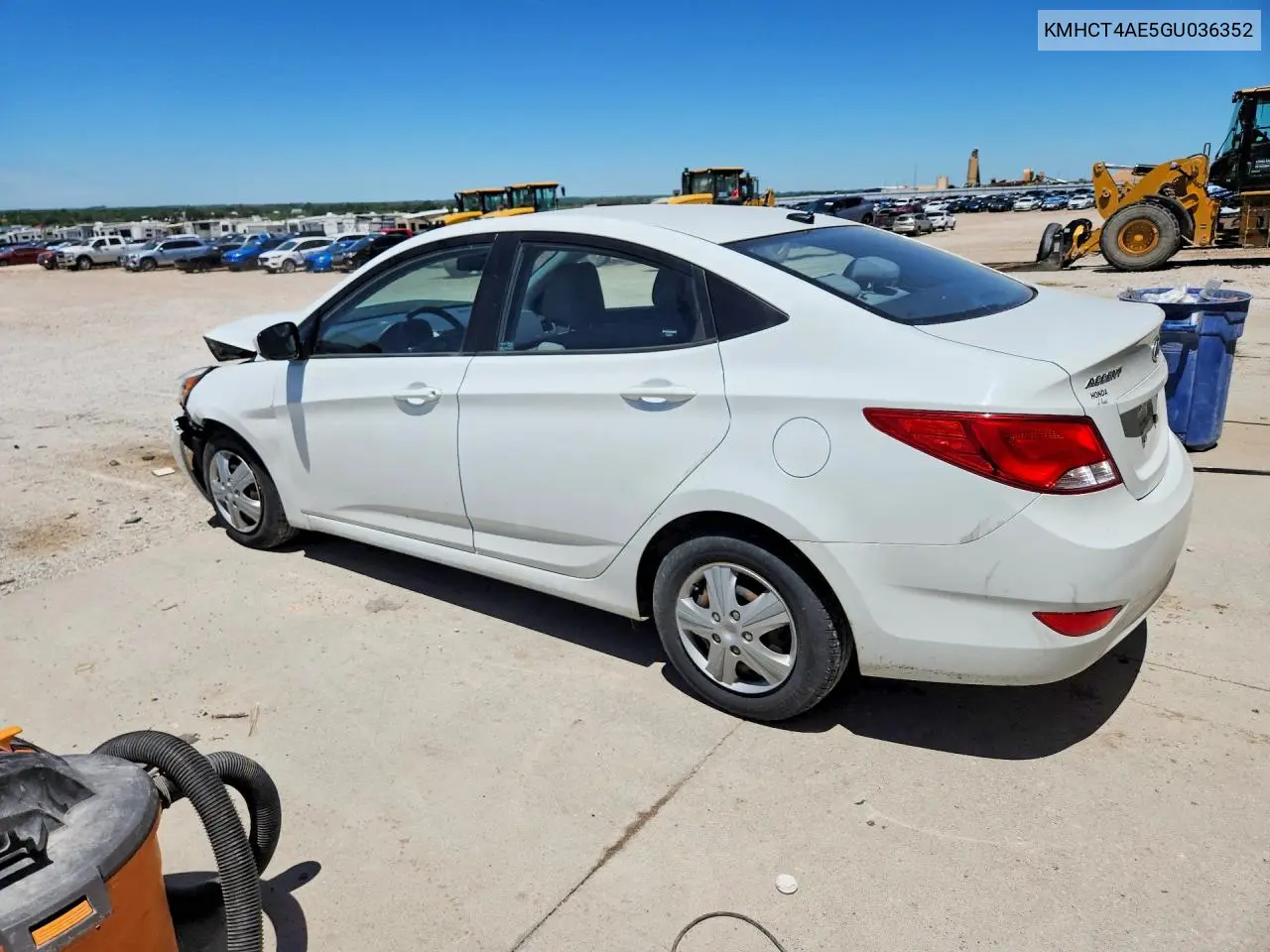 2016 Hyundai Accent Se VIN: KMHCT4AE5GU036352 Lot: 57073176