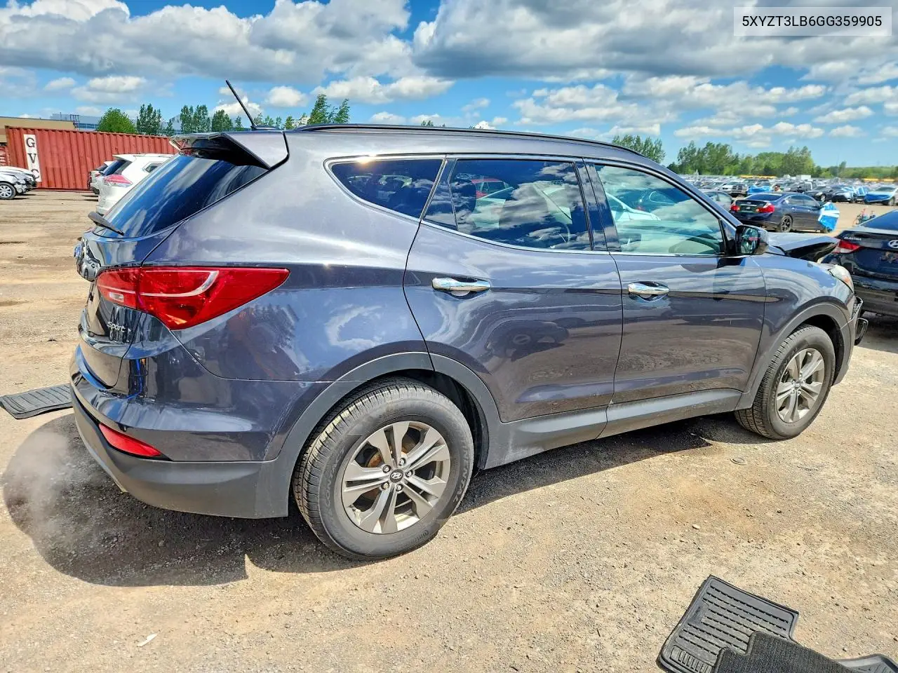 2016 Hyundai Santa Fe Sport 2.4L VIN: 5XYZT3LB6GG359905 Lot: 57766816