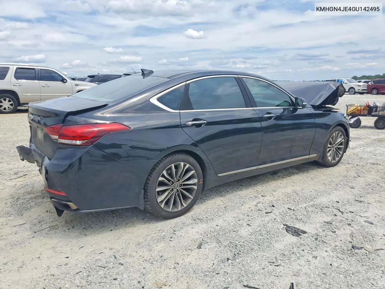 2016 Hyundai Genesis 3.8L VIN: KMHGN4JE4GU142495 Lot: 58149866