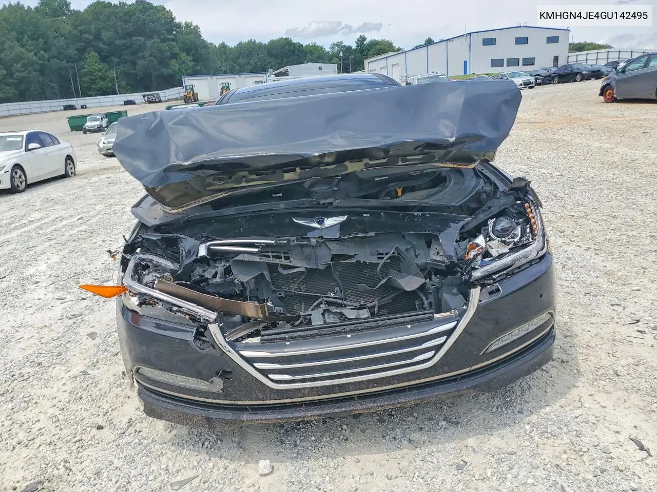 2016 Hyundai Genesis 3.8L VIN: KMHGN4JE4GU142495 Lot: 58149866