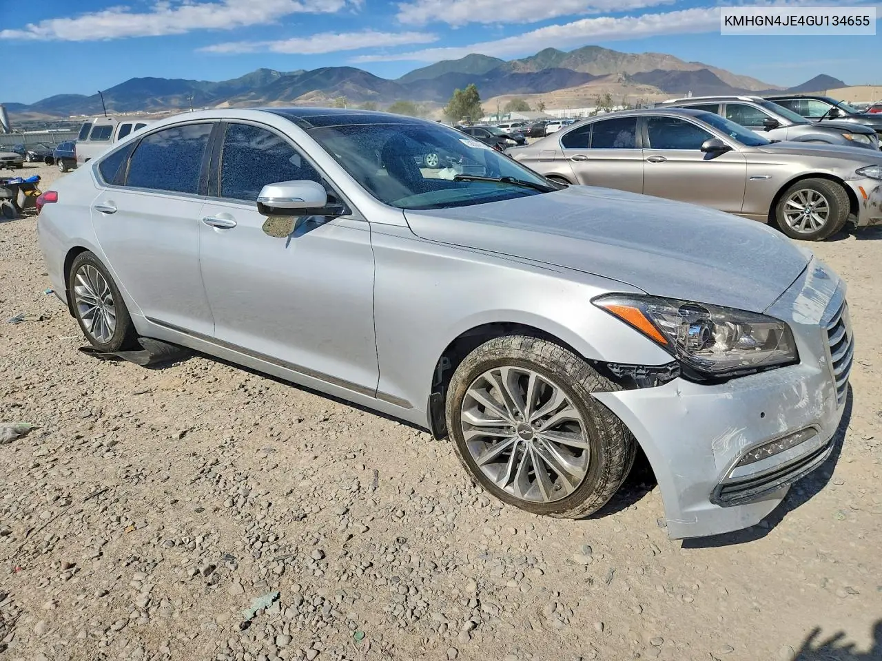2016 Hyundai Genesis 3.8L VIN: KMHGN4JE4GU134655 Lot: 58584516