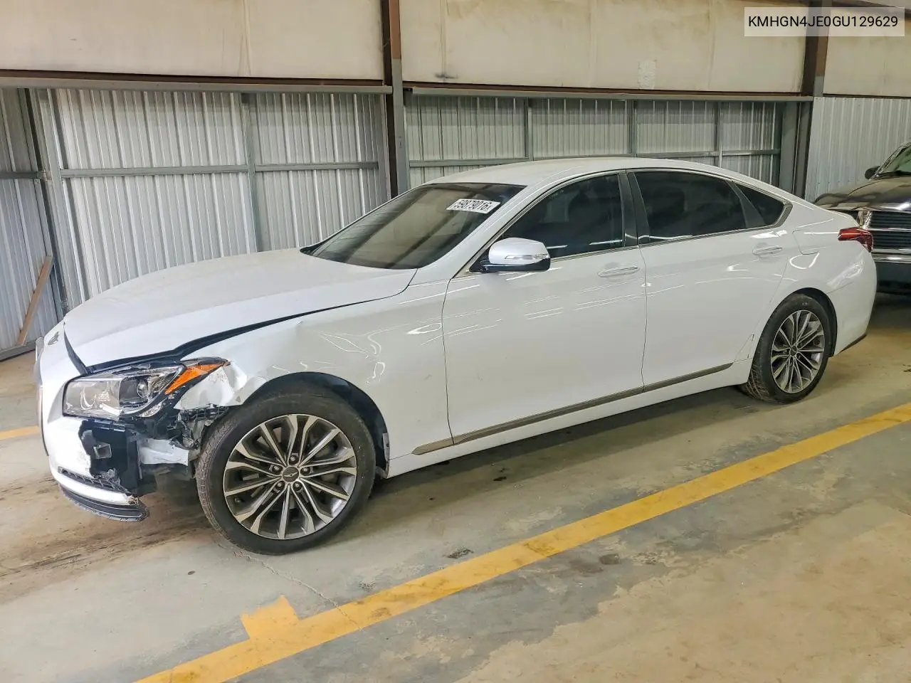2016 Hyundai Genesis 3.8L VIN: KMHGN4JE0GU129629 Lot: 59879016