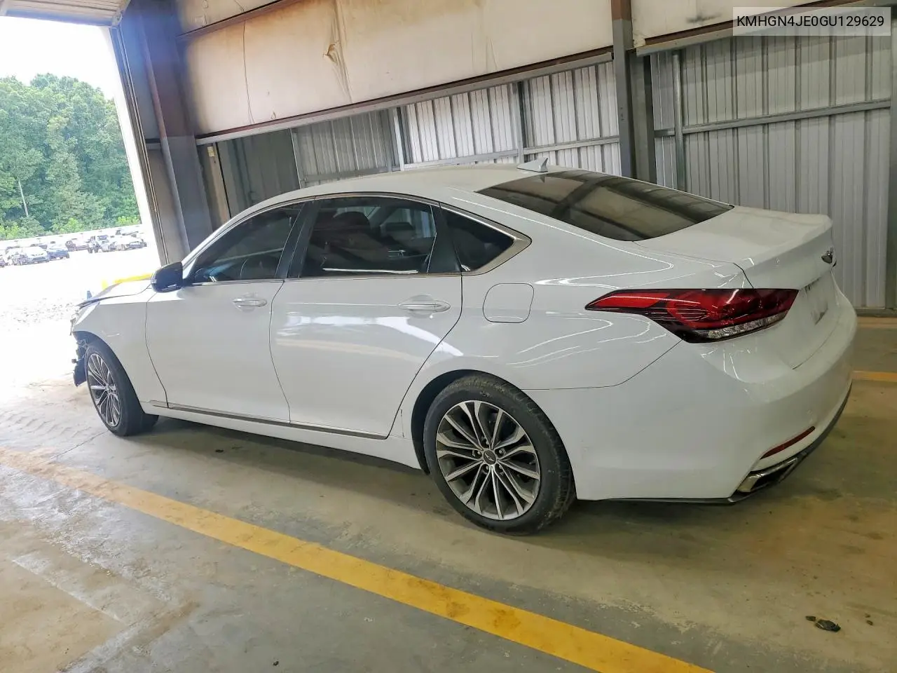2016 Hyundai Genesis 3.8L VIN: KMHGN4JE0GU129629 Lot: 59879016
